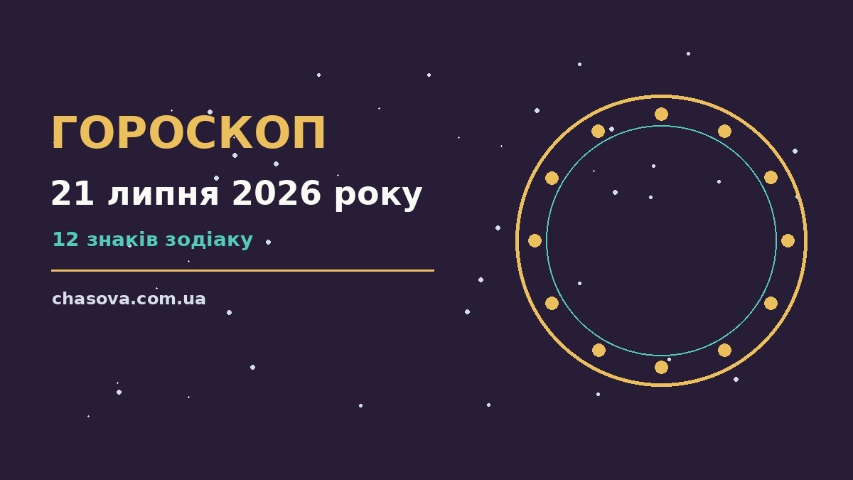 Гороскоп на 21 липня 2026 року: час рішень для всіх знаків про фінанси та особисте життя