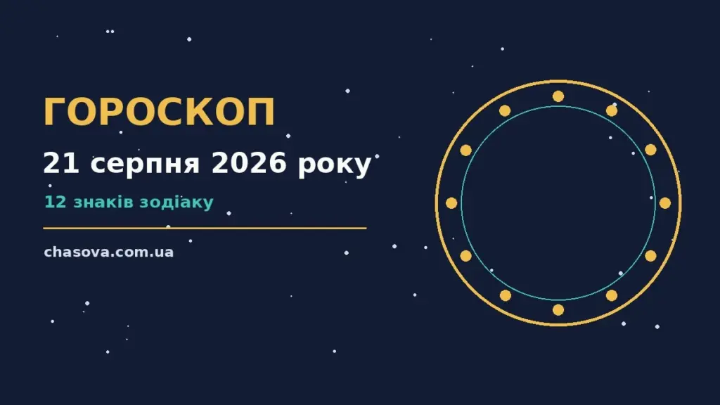 Космічний фон у ніжно-блакитних і золотих барвах як символ гороскопу на 21 серпня