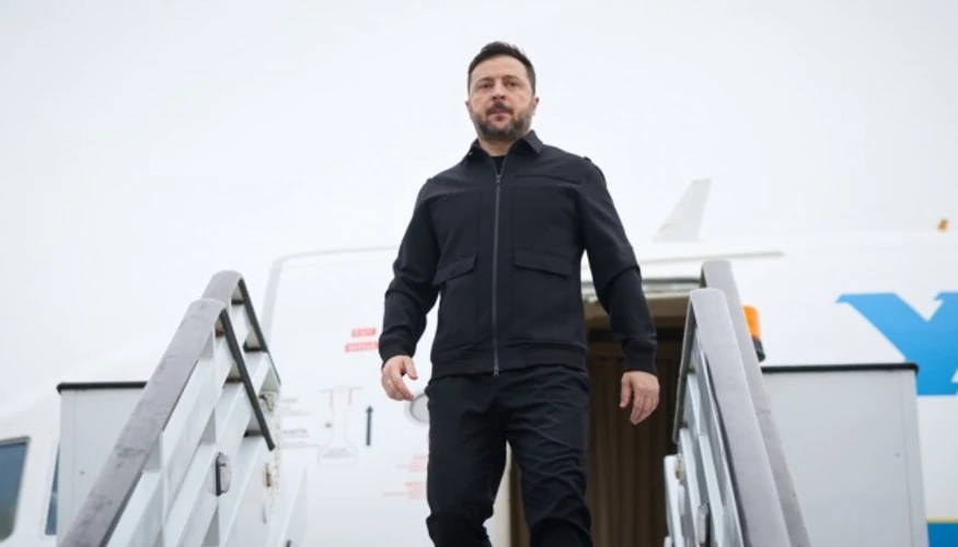 Президент Володимир Зеленський під час візиту до Брюсселя 15 жовтня 2026 року