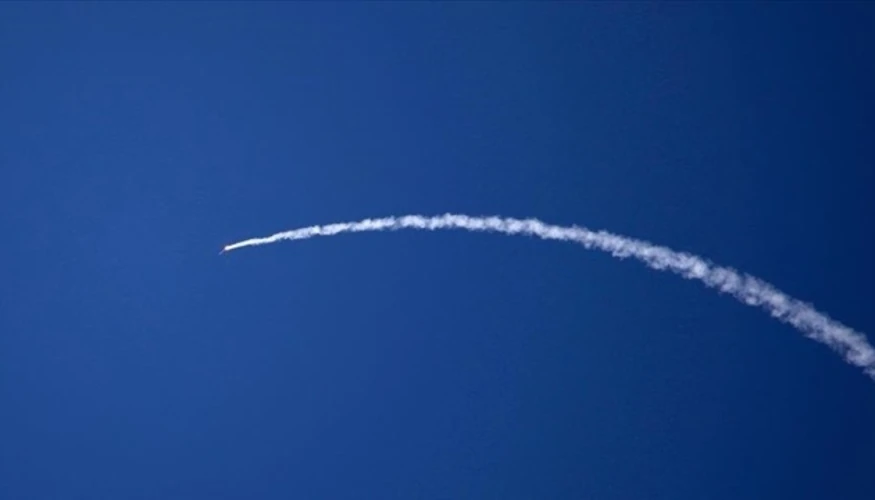 Запуск балістичної ракети M51.3 з атомного підводного човна Le Vigilant (скриншот відео Еммануеля Макрона)